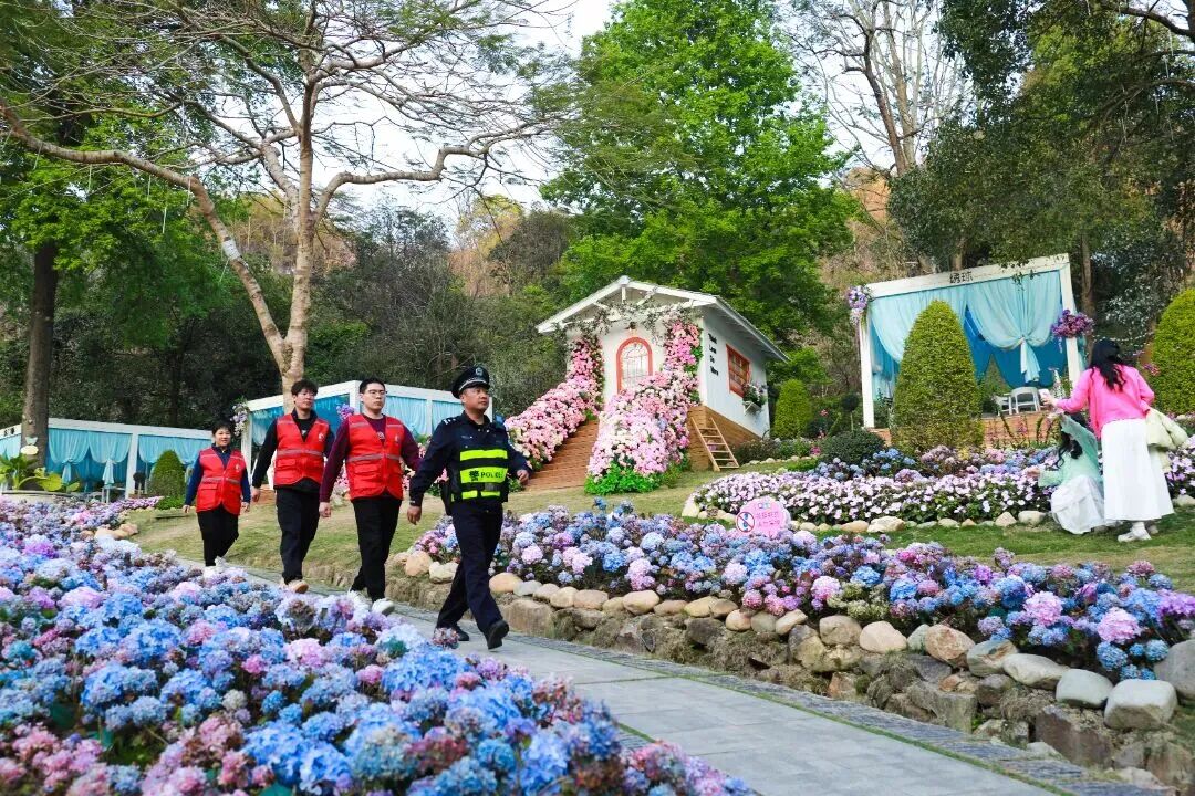 護林員和生態警務工作站的巡邏隊開始了一天的工作