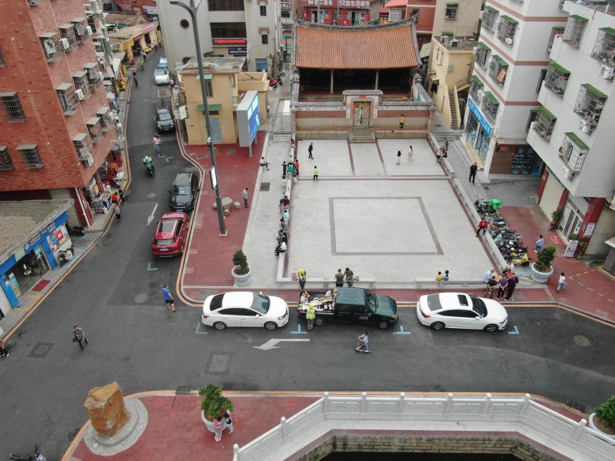 改造后的后浦社宗祠廣場。后浦社區供圖