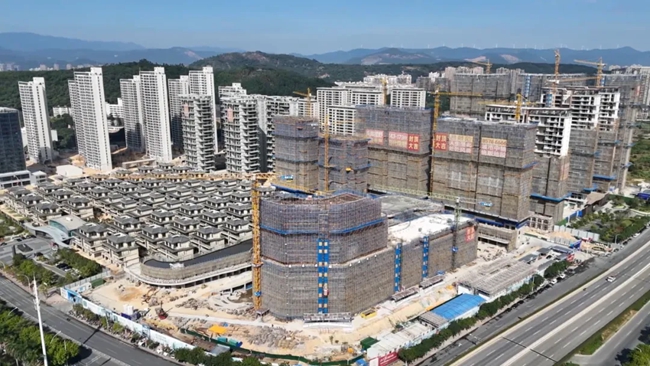 “万达美华里”项目建设现场