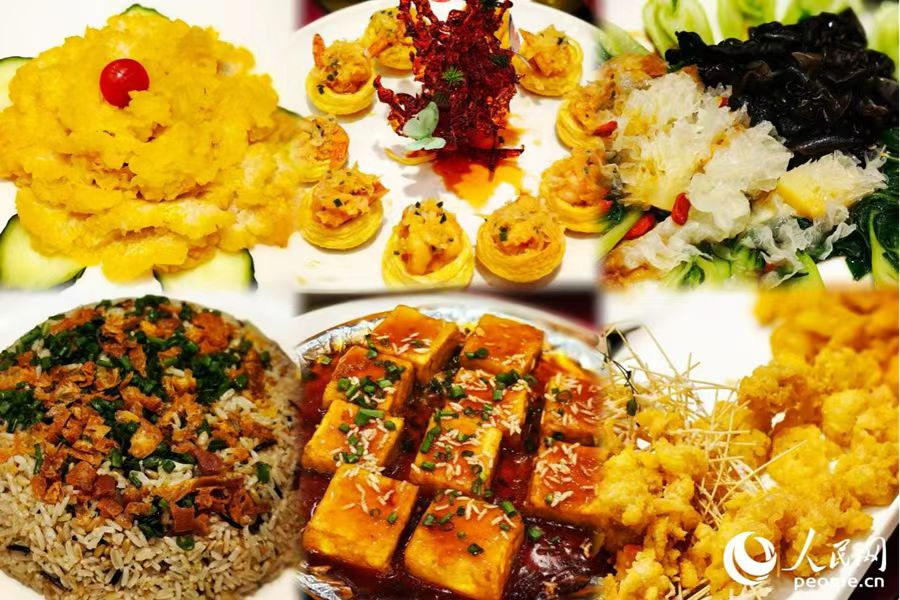 古田银耳“一桌菜”。人民网 叶青卿摄