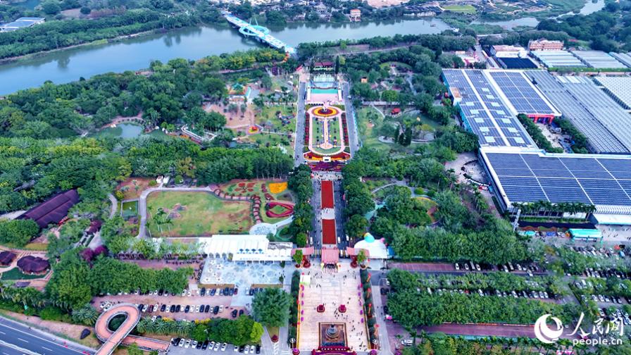 漳州东南花都花博园。人民网记者 李昌乾摄