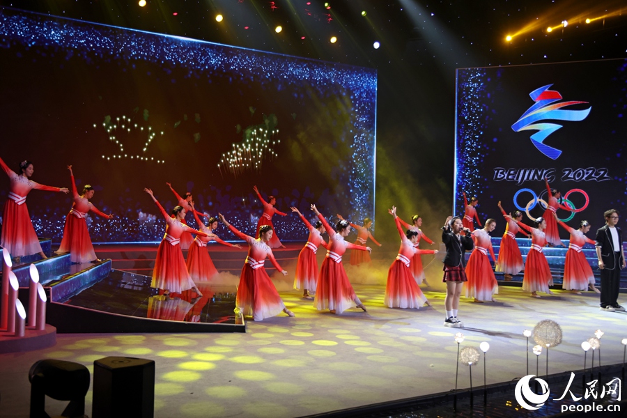 舞蹈《筑梦》。人民网记者 陈博摄