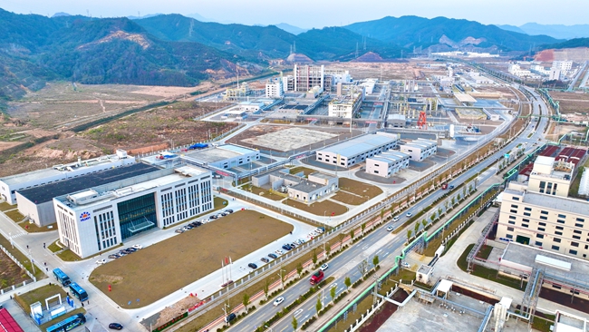 三愛富（邵武）氟化學產業基地項目建設現場
