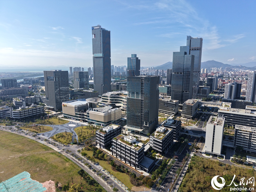 地处同安滨海新城的厦门科学城,加快厦门科技创新和产业创新深度融合。人民网记者 陈博摄