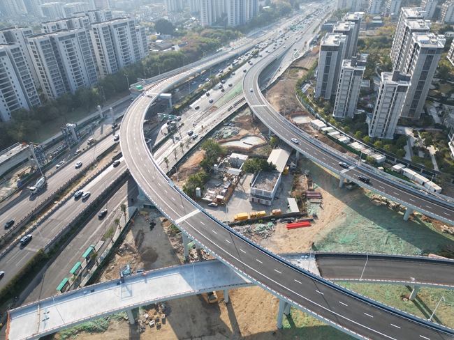 福州南二环与连江南路实现双向无信号灯通行