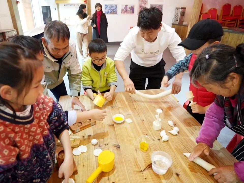 “打白粿”體驗區