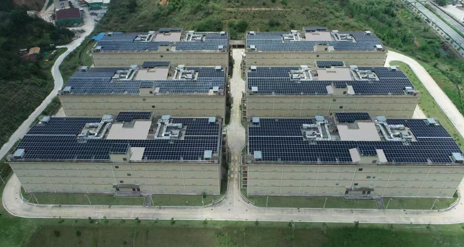 原料仓库屋顶光伏发电系统