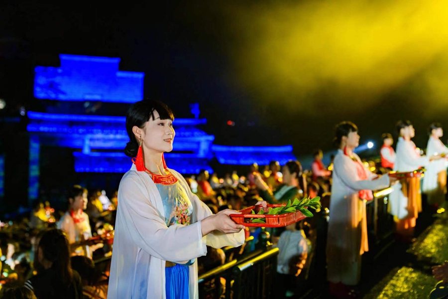 《印象大红袍》演出。陈洁供图
