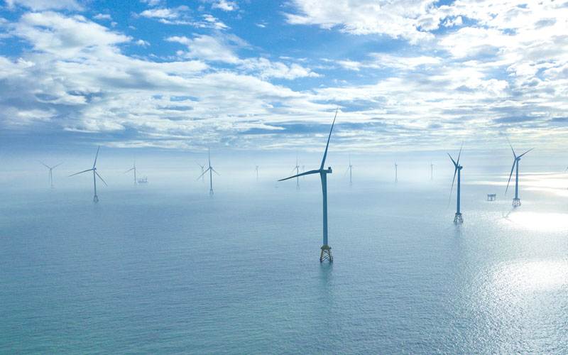 全球首台20兆瓦海上风电机组在福建并网发电