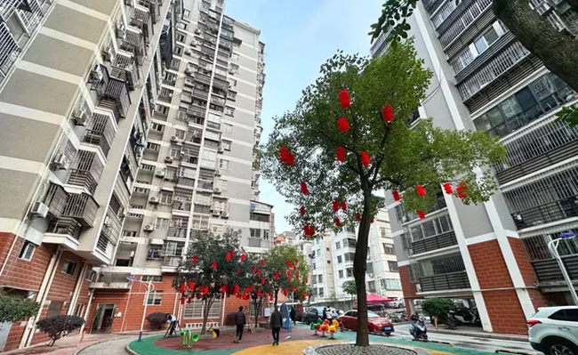 修整后的顺元庭小区