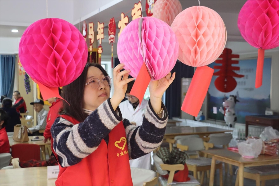 布置猜灯谜区域