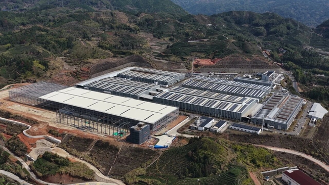 寿宁福宁元年产40万吨有色金属新材料项目。叶诚涛摄