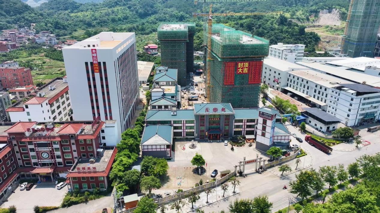 过溪片区改造施工现场