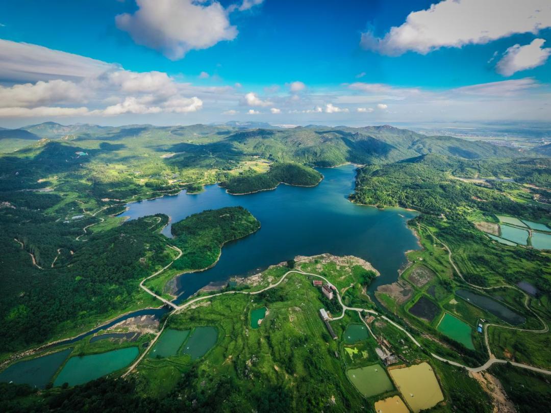 南岭镇龙津湖全景