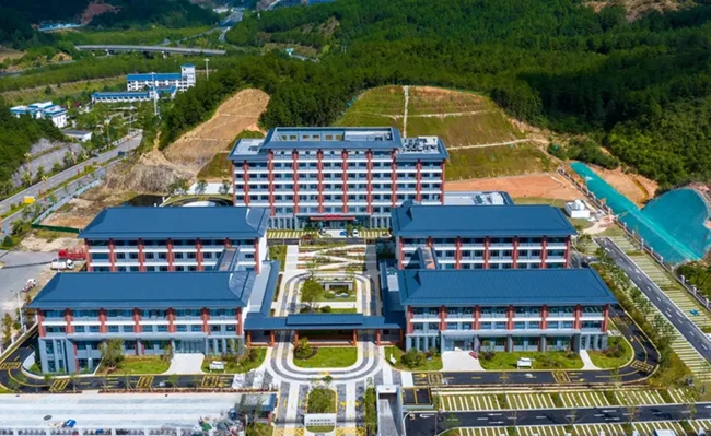 屏南县中医院整体搬迁建设项目。王志凌摄