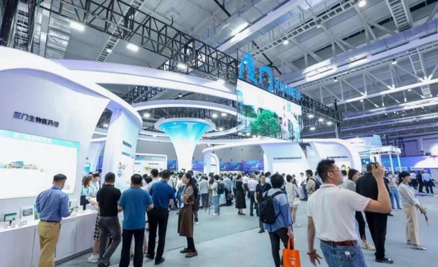 厦门生物医药产业创新成果展引人关注。厦门市科技局供图