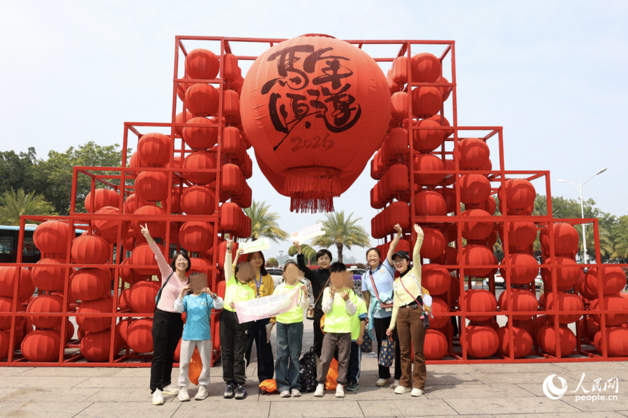 中山路打卡点。人民网记者 陈博摄