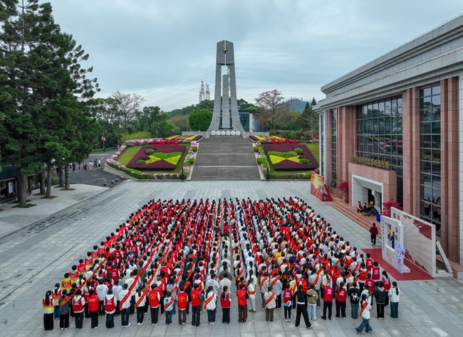 福州市“追寻·2026·清明祭英烈”活动现场