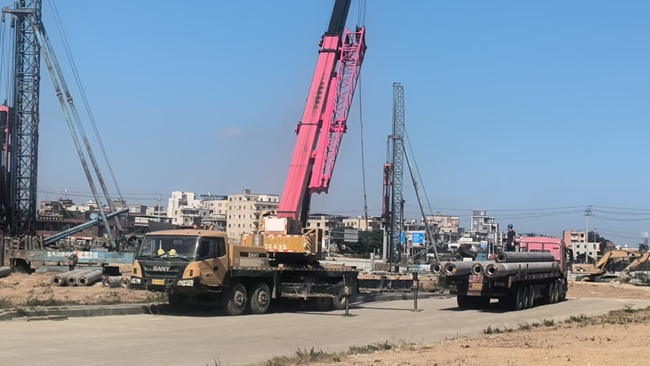 施工现场。泉州台商投资区管理委员会自然资源与规划建设交通局供图