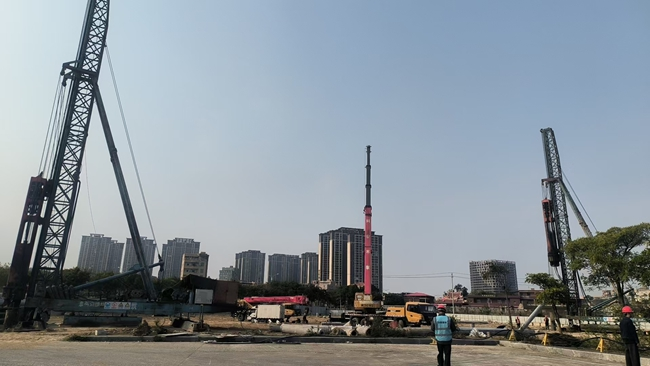 施工现场。泉州台商投资区管理委员会自然资源与规划建设交通局供图