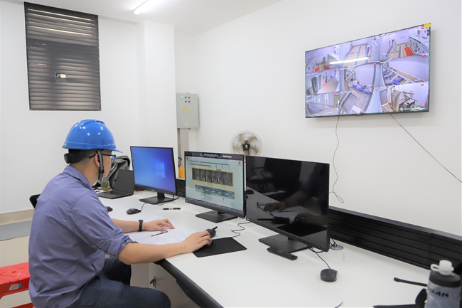 漳州开发区取水泵站迁改工程调试设备