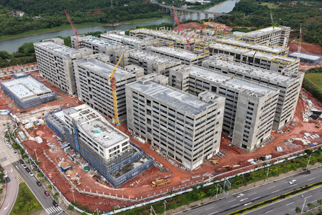 上杭环保科技产业园项目工地