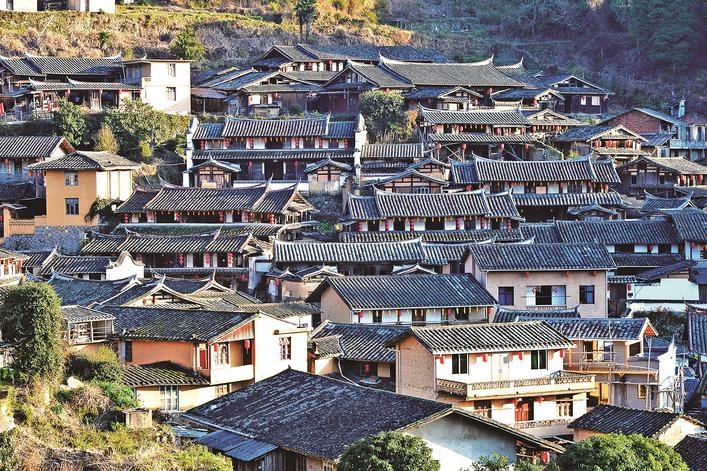 古色古香的桂峰村