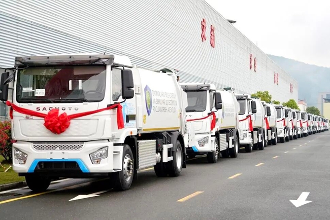 福龍馬純電動壓縮式垃圾車（資料圖）