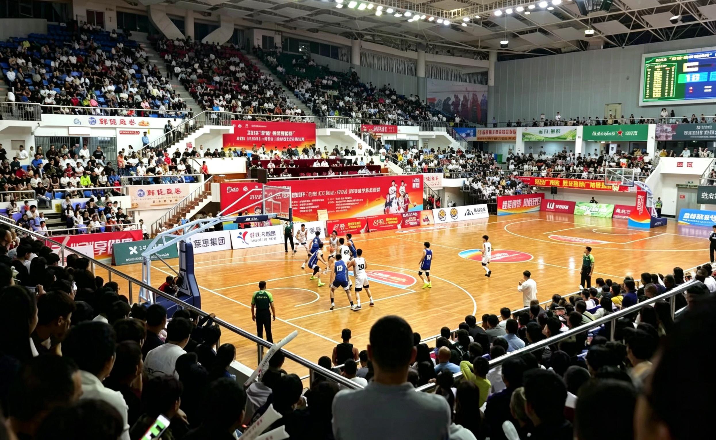 2026汉恒·翡翠禧院杯”全国(CUBAL·村BA)篮球冠军队邀请赛在惠安县体育中心热力开赛，观众席座无虚席，加油声此起彼伏。惠安县委宣传部供图