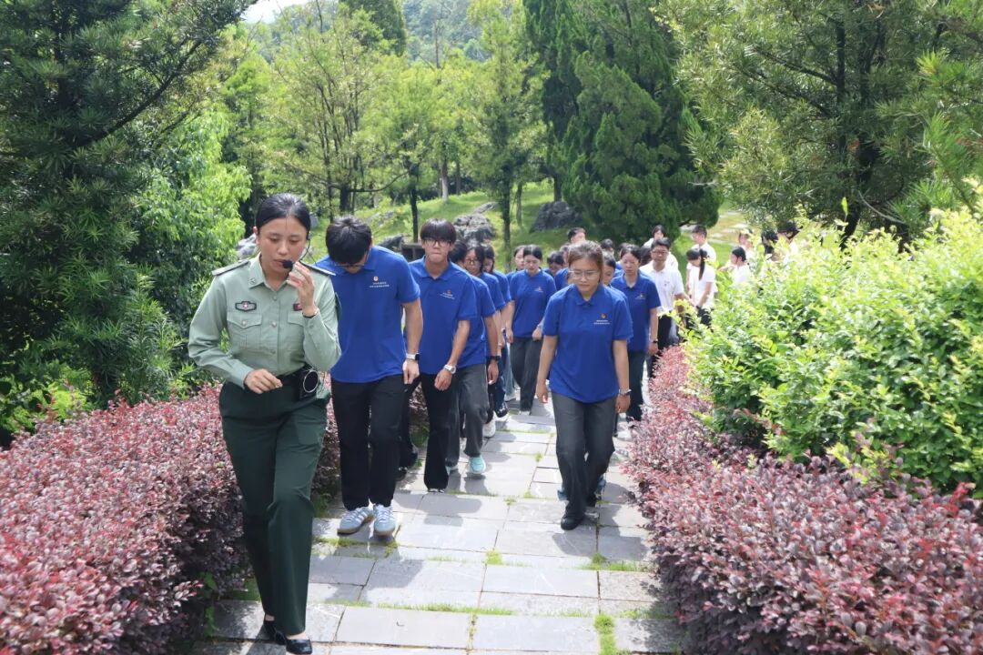 实践队在红军长征湘江战役纪念园开展实地研学