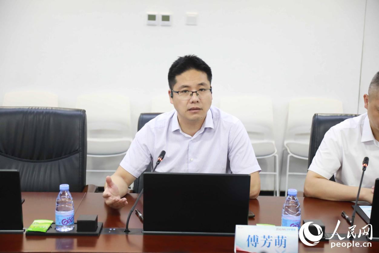 傅芳萌作开场致辞。实习生 翁佩云摄