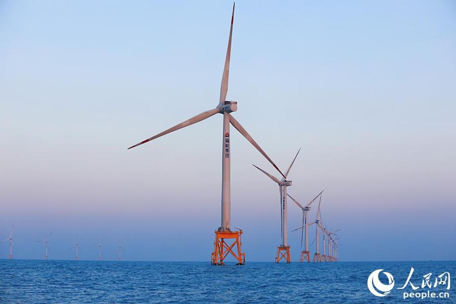 長樂外海C區海上風電場項目。人民網記者 李唯一攝