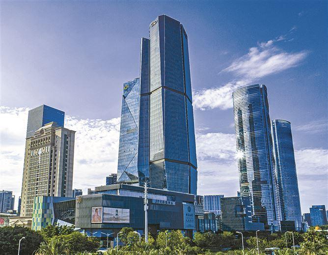 思明区加快东部国际活力区建设，邀约全球资源共创美好未来。图为经济活力迸发的东部会展北片区。（思明区 供图）