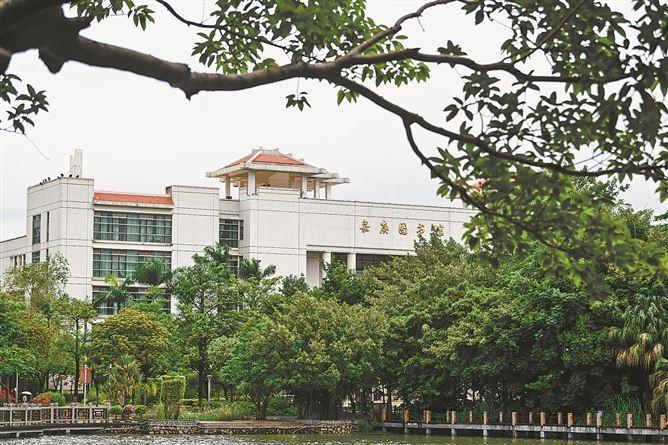 嘉庚圖書館。記者 林銘鴻攝