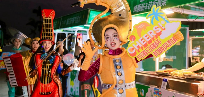 活动现场丰富多彩的表演