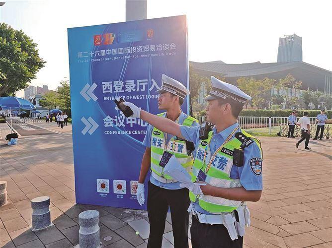 提前部署，確保場館周邊交通井然有序。