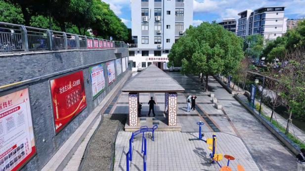 龙山溪水质稳定向好，两岸绿化景观明显改善