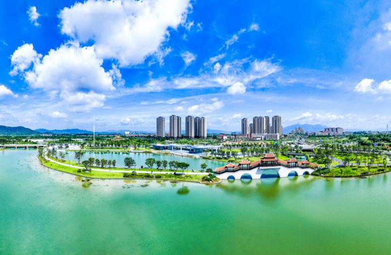 芗城区西湖生态园。郑文典摄