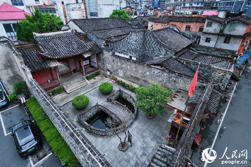 位于宁德市蕉城区的蔡威事迹展陈馆。人民网 林铭贤摄