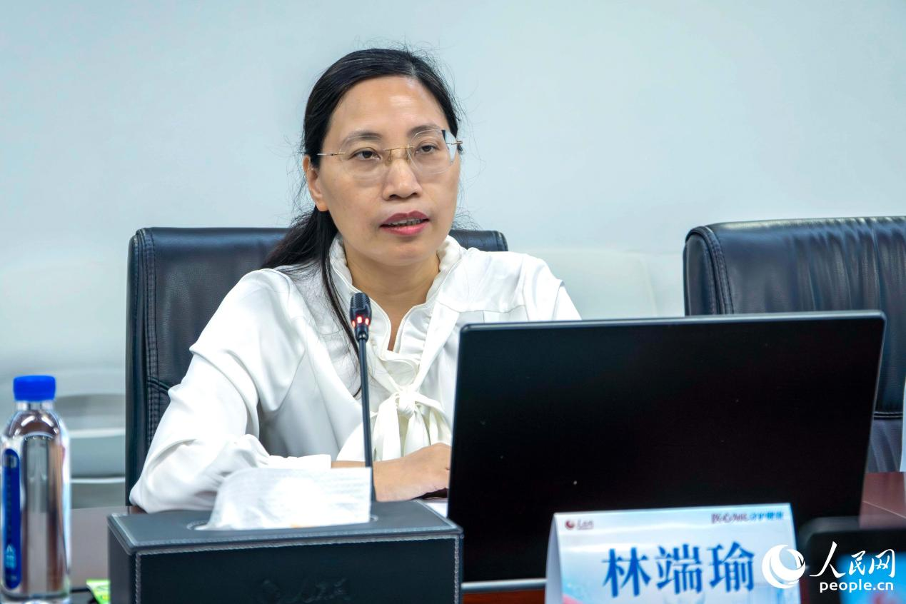 林端瑜作开场致辞。人民网 林铭贤摄