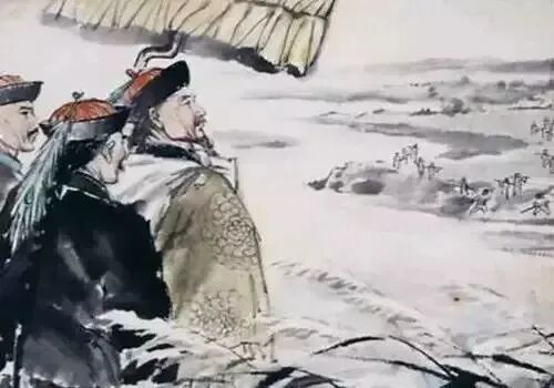 林則徐查驗河道工程 圖源：中國水事