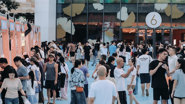 思明區各大商圈集聚旺盛人氣。