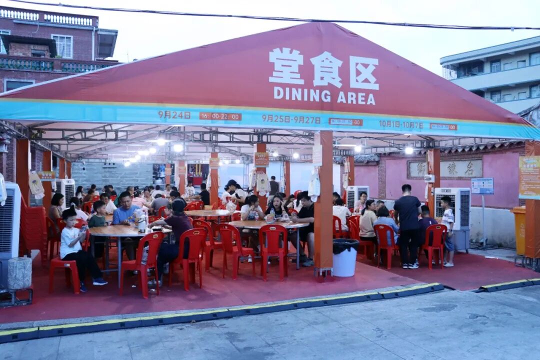 市集設置堂食區域