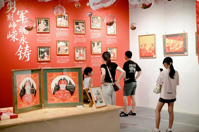 剪刻纸作品展。晋江市融媒体中心供图