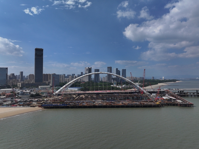施工现场。中建二航局供图