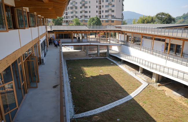 建設中的順昌縣智慧養老服務中心。廖敏愷攝