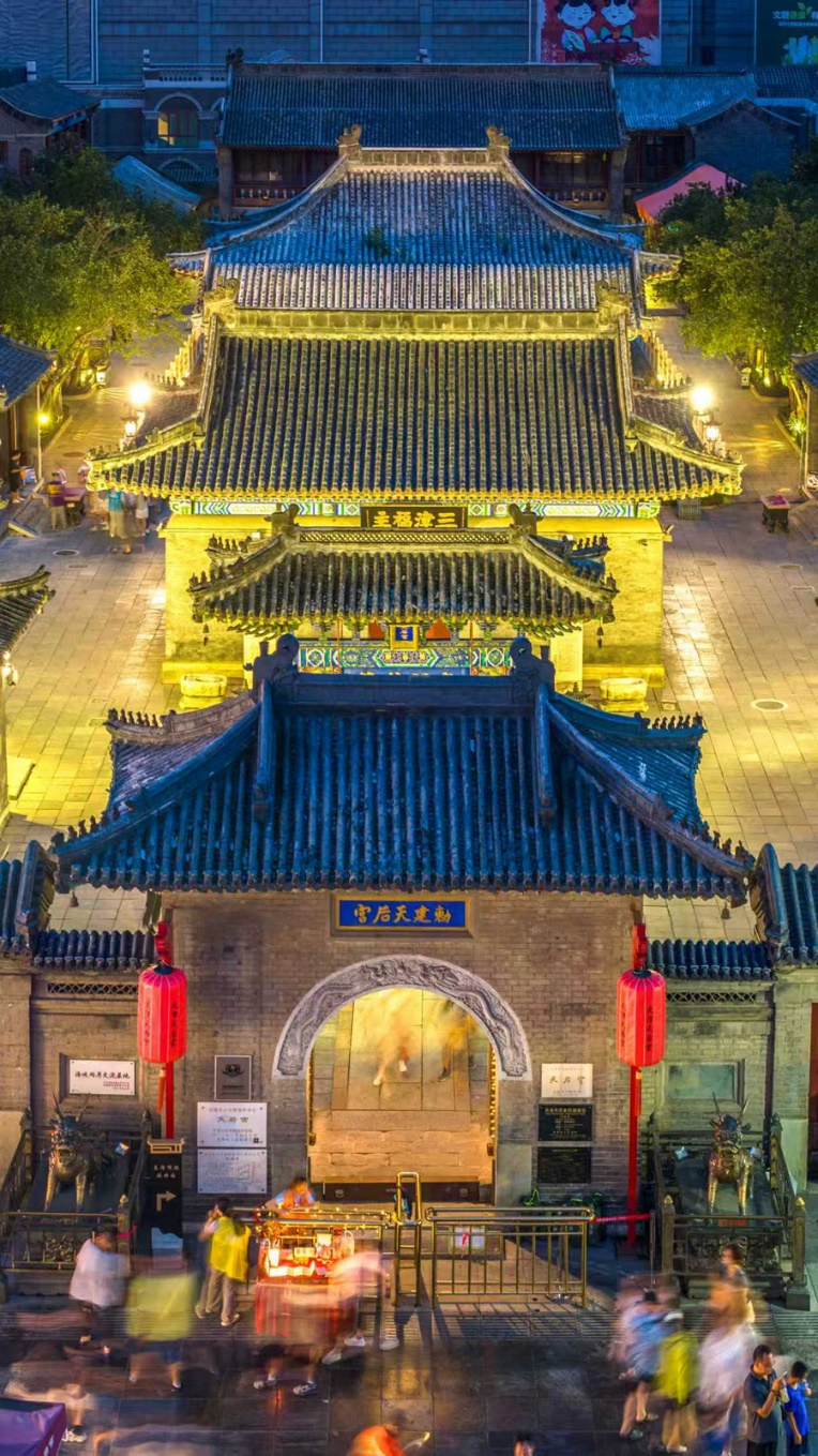 “先有天后宫,后有天津卫”,妈祖信俗自元代便传入天津。图为天津天后宫。蔡昊摄
