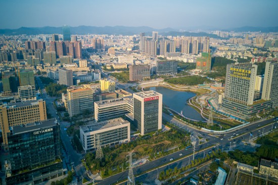 時間谷，深圳鐘表產業集聚基地。深圳鐘表行業協會供圖