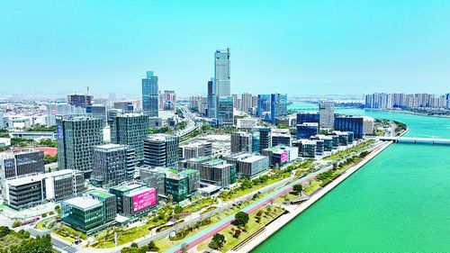 如今的同安，新城建设日趋完善，区域竞争力进一步提升。图为同安新城。（夏海滨 摄）