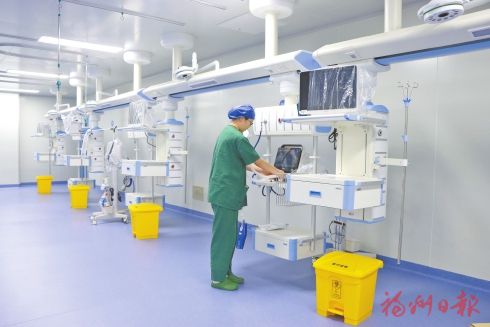 长乐区人民医院重症医学科。吕灿婷 摄